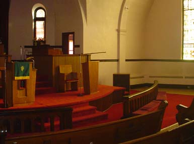 The old pulpit