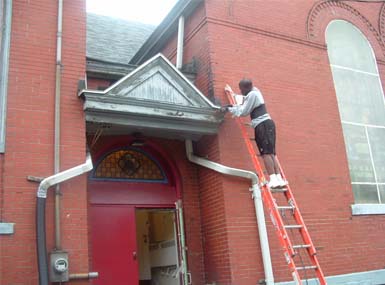 Elder Richard at work